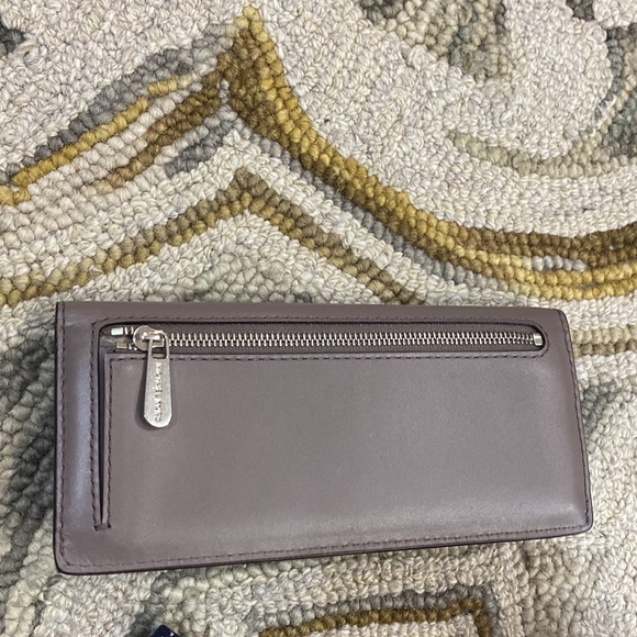 💕 Michael Kors dark gray leather satchel with matching wallet set gorgeous 💕 - Picture 6 of 16